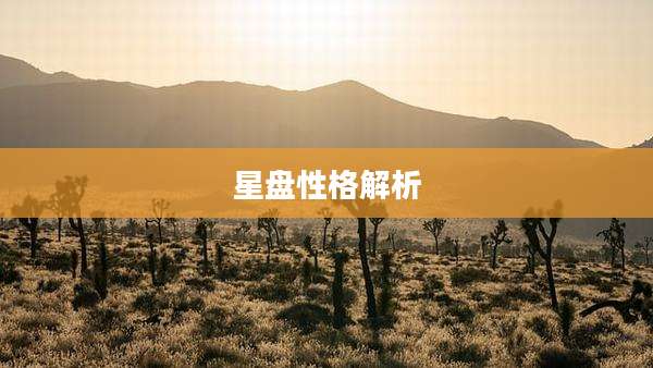 星盘性格解析