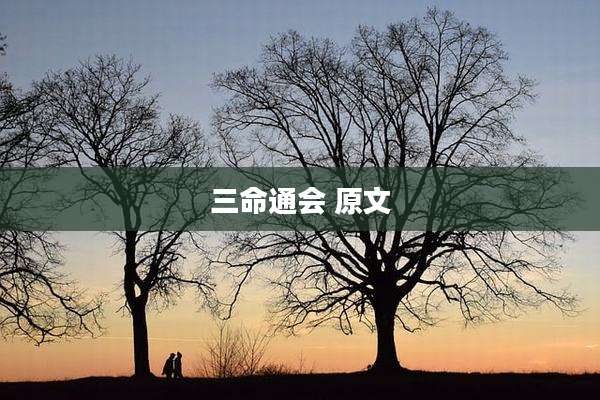三命通会 原文