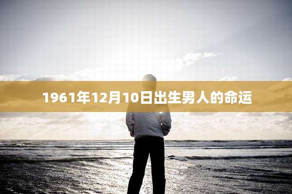 1961年12月10日出生男人的命运