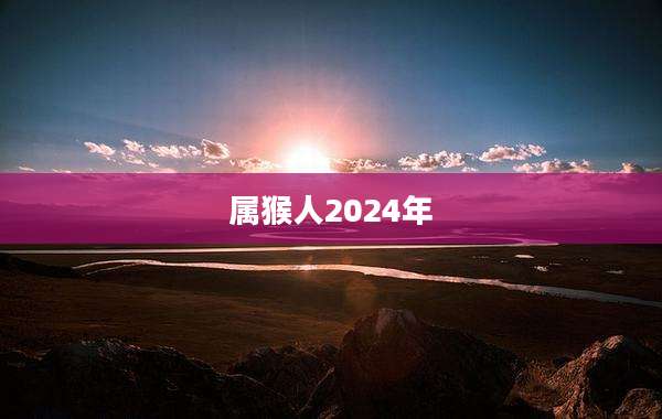 属猴人2024年
