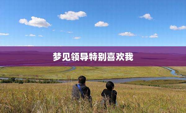 梦见领导特别喜欢我