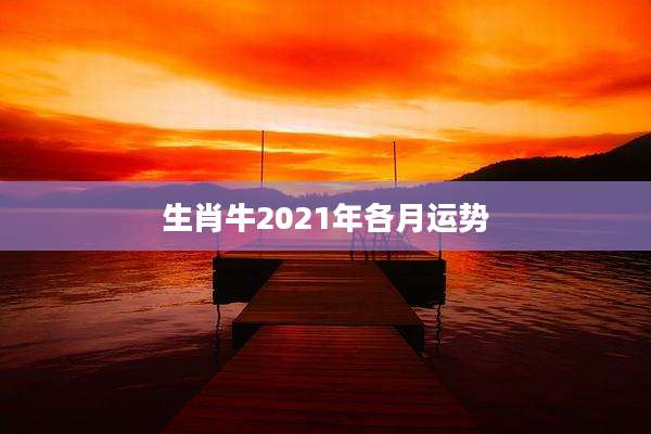 生肖牛2021年各月运势