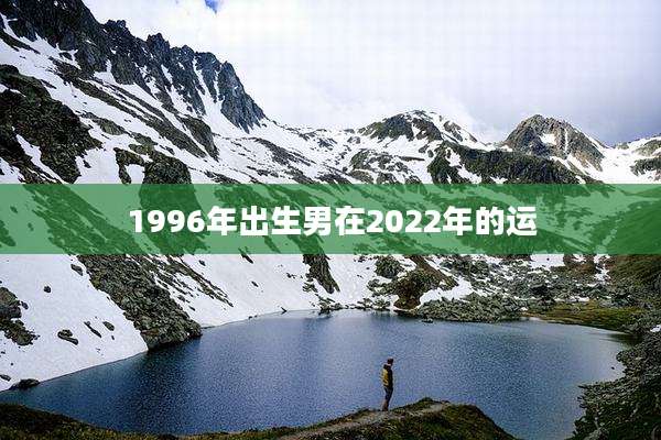 1996年出生男在2022年的运