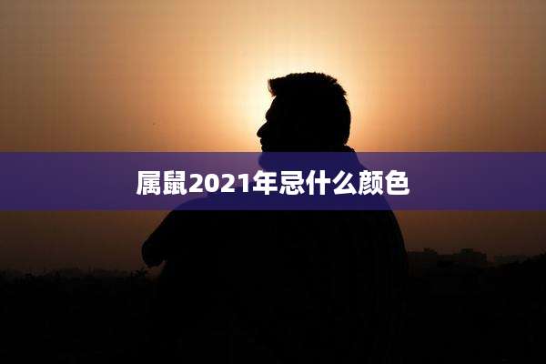 属鼠2021年忌什么颜色