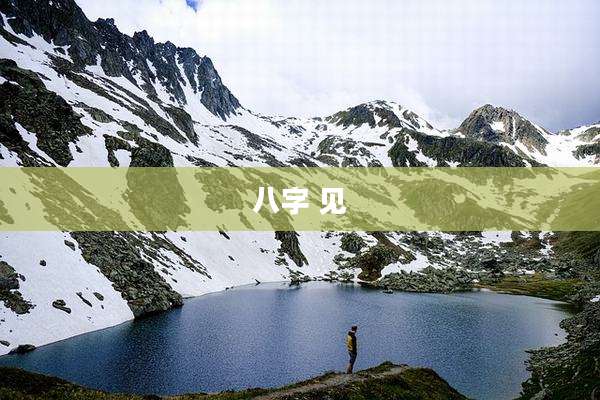 八字 见