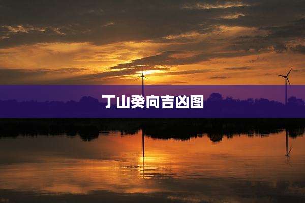 丁山癸向吉凶图