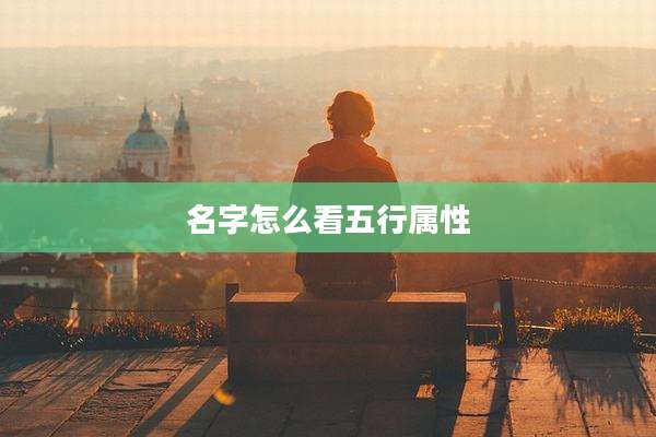 名字怎么看五行属性