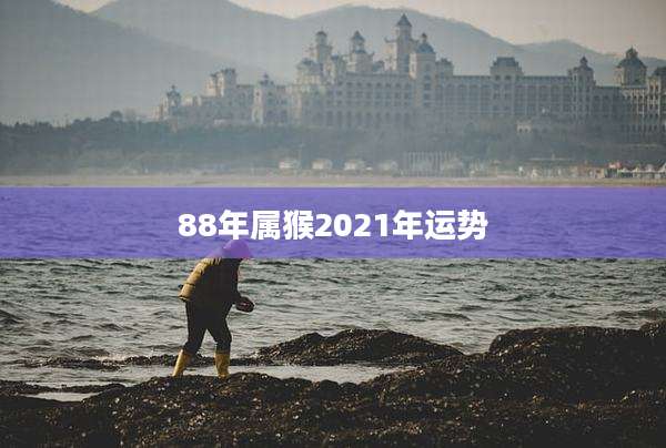 88年属猴2021年运势