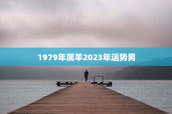 1979年属羊2023年运势男