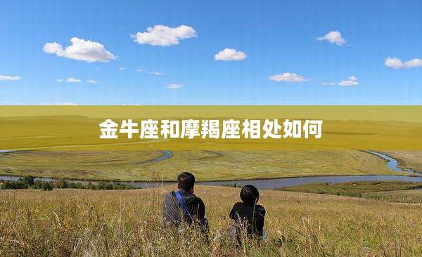 金牛座和摩羯座相处如何