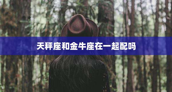 天秤座和金牛座在一起配吗