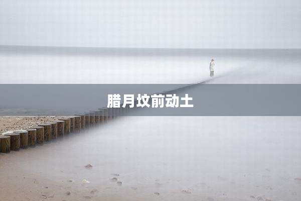 腊月坟前动土