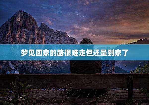梦见回家的路很难走但还是到家了