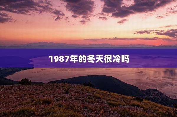 1987年的冬天很冷吗