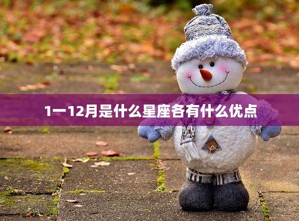 1一12月是什么星座各有什么优点