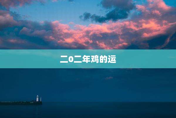 二0二年鸡的运
