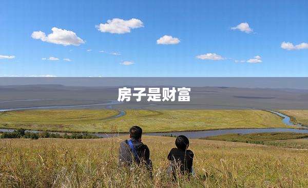 房子是财富