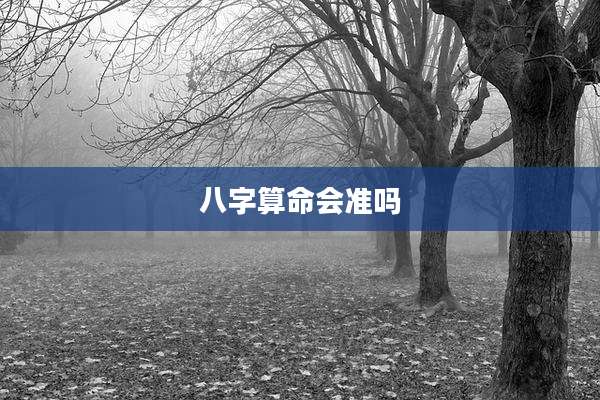 八字算命会准吗