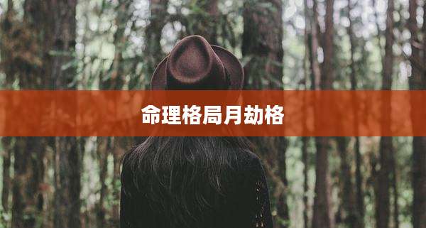 命理格局月劫格