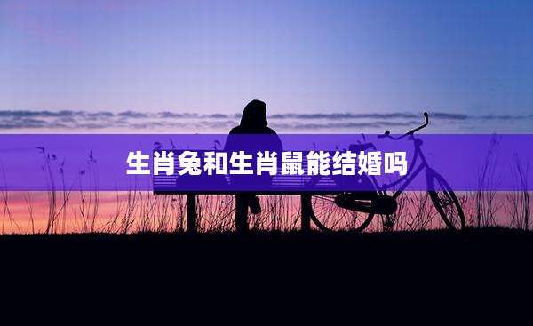 生肖兔和生肖鼠能结婚吗