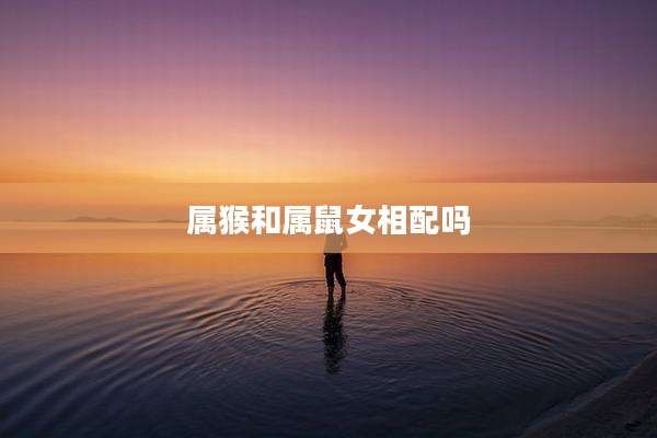 属猴和属鼠女相配吗