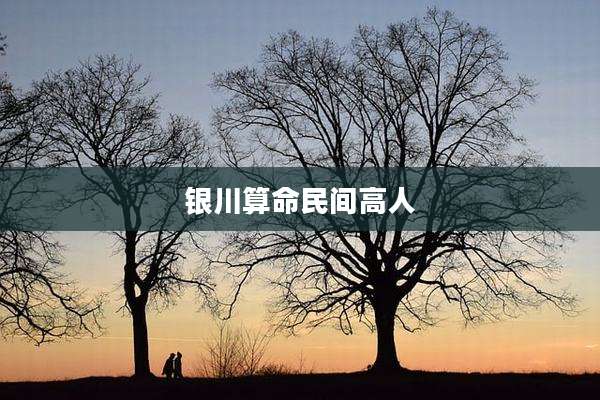 银川算命民间高人