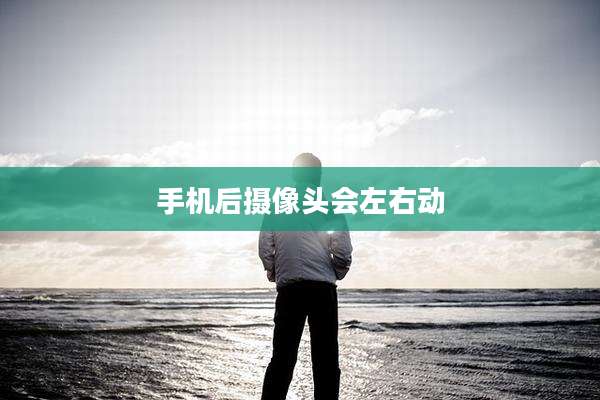 手机后摄像头会左右动