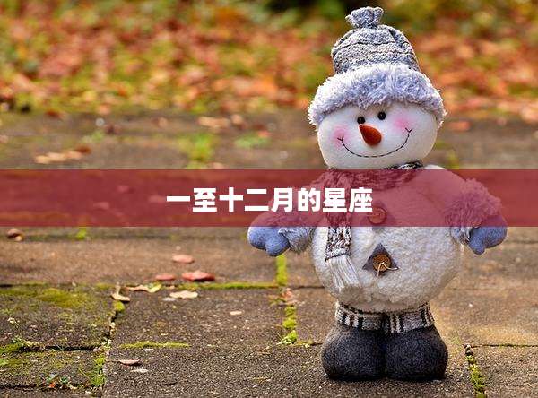 一至十二月的星座