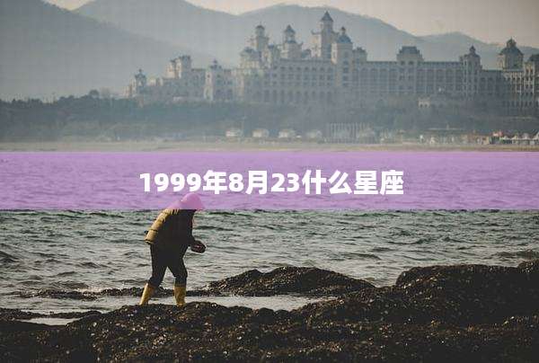 1999年8月23什么星座