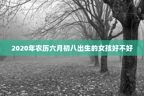 2020年农历六月初八出生的女孩好不好