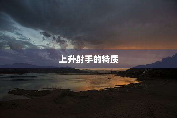 上升射手的特质