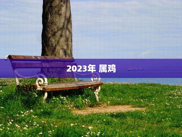 2023年 属鸡