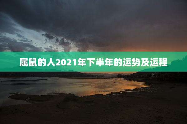 属鼠的人2021年下半年的运势及运程