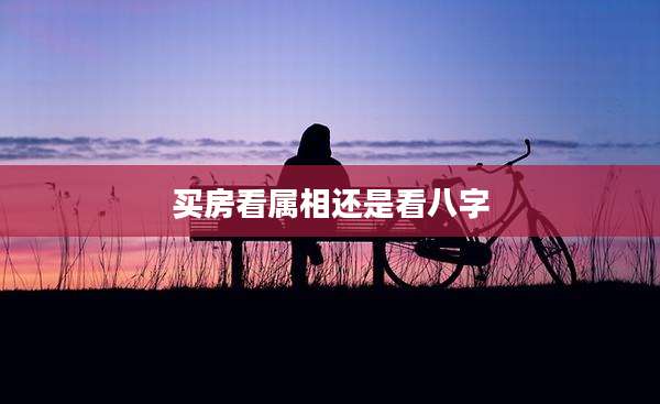 买房看属相还是看八字