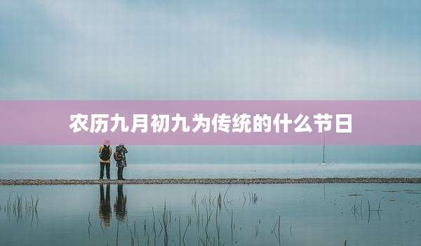 农历九月初九为传统的什么节日