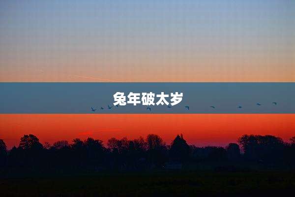 兔年破太岁