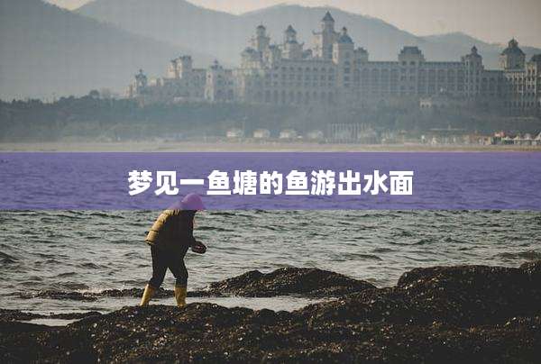 梦见一鱼塘的鱼游出水面