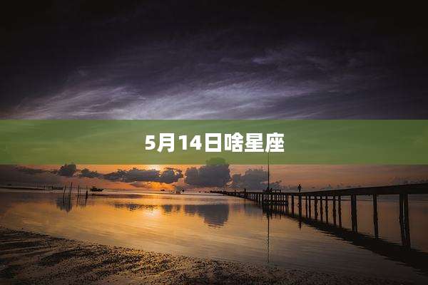 5月14日啥星座