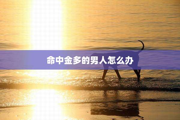 命中金多的男人怎么办