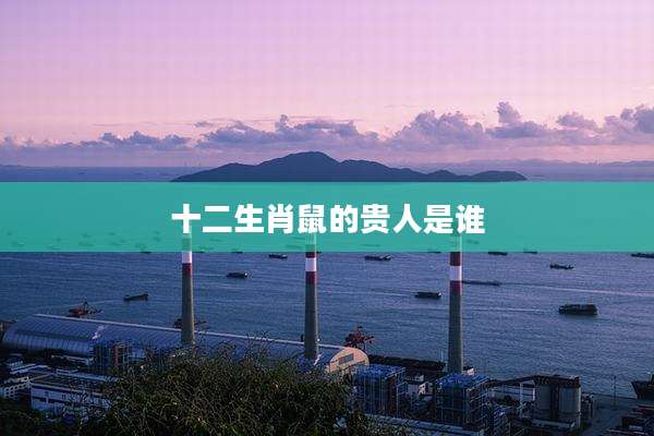 十二生肖鼠的贵人是谁