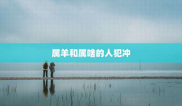 属羊和属啥的人犯冲