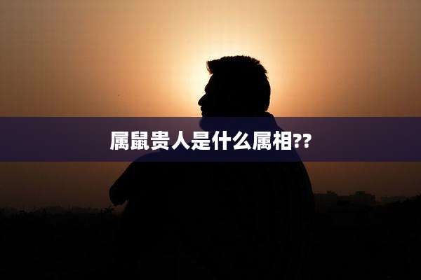 属鼠贵人是什么属相??