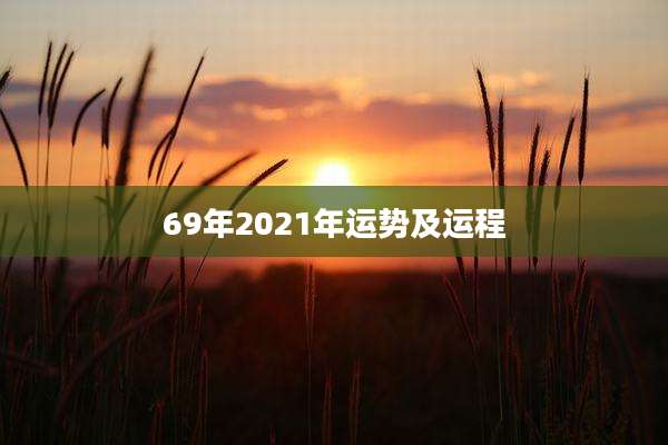 69年2021年运势及运程