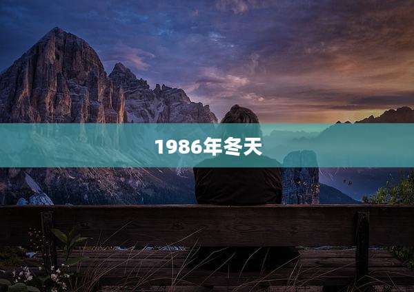 1986年冬天