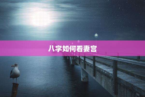 八字如何看妻宫