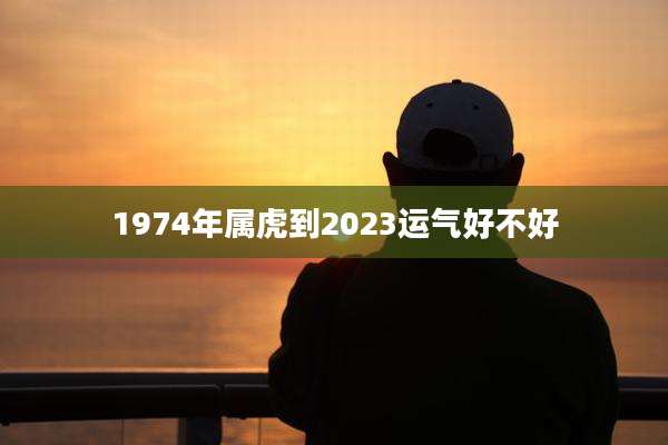 1974年属虎到2023运气好不好