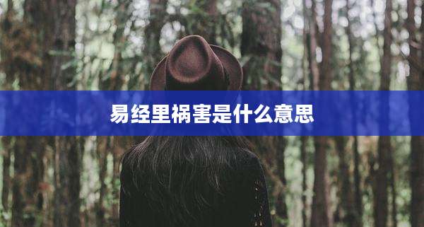 易经里祸害是什么意思
