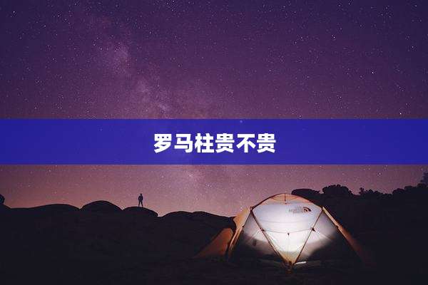 罗马柱贵不贵