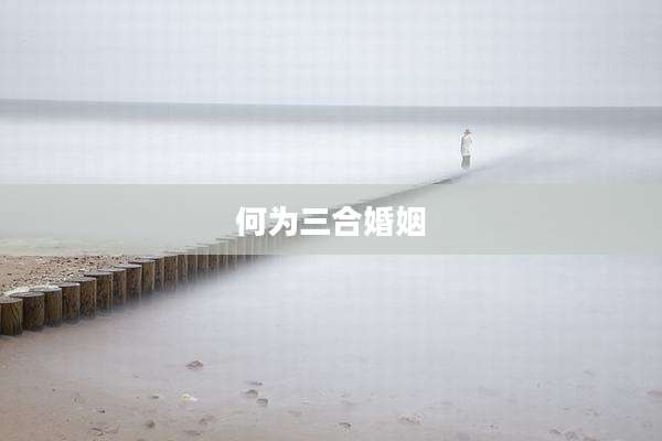何为三合婚姻