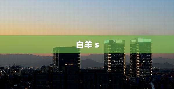 白羊 s